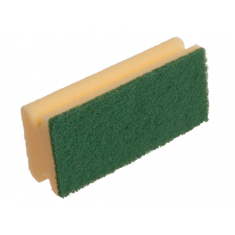 Tampon éponge avec un tampon vert