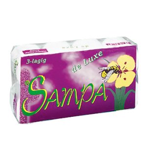 Toilettenpapier  Sampa « De Luxe » superflausch